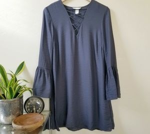 H&M bell sleeved shift dress (12)